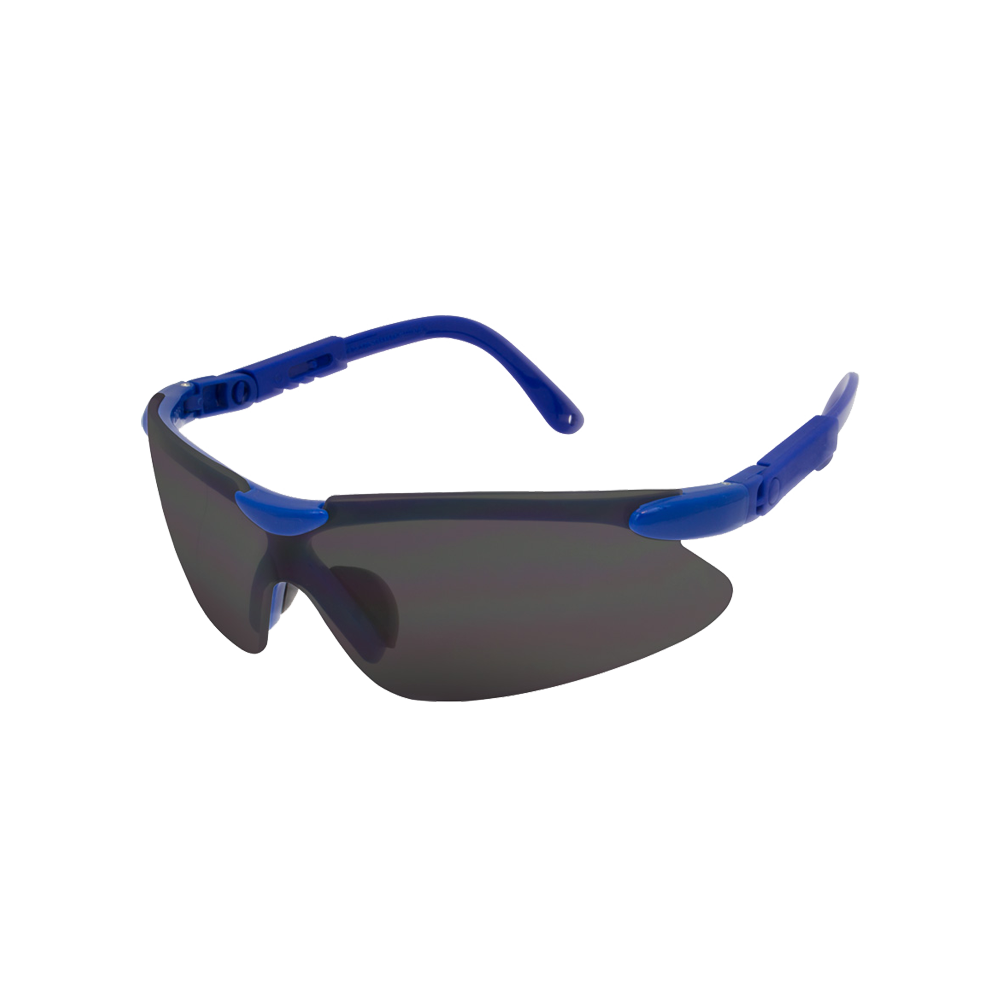 Wrap Around Protective Eyewear with Adjustable Articulating Temple