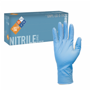 Blue Nitrile Gloves 12" GNPL-LG-5-T8