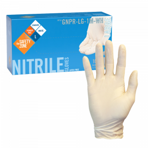 White Nitrile Gloves GNPR-LG-1M-WH