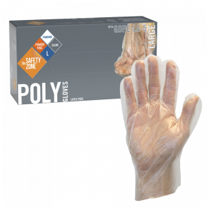 Clear Polyethylene Gloves - GDPE-(SIZE)-LG-5